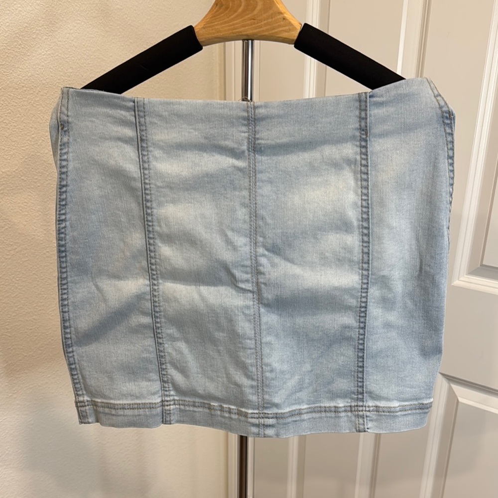 Wild Fable Blue Mini Pencil Skirt Casual
